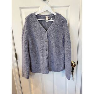 J. Jill Purple Cardigan Sweater